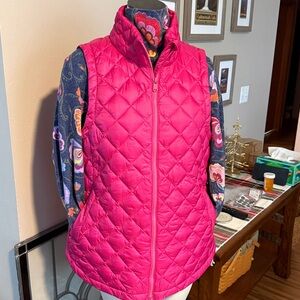 Athleta Fuchsia Quilted Vest